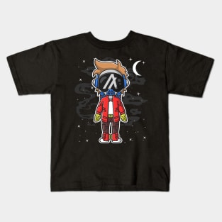 Hiphop Astronaut Algorand ALGO Coin To The Moon Crypto Token Cryptocurrency Wallet Birthday Gift For Men Women Kids T-Shirt